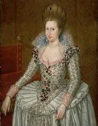 Portrait of Anne of Denmark Attributed to John de Critz the Elder